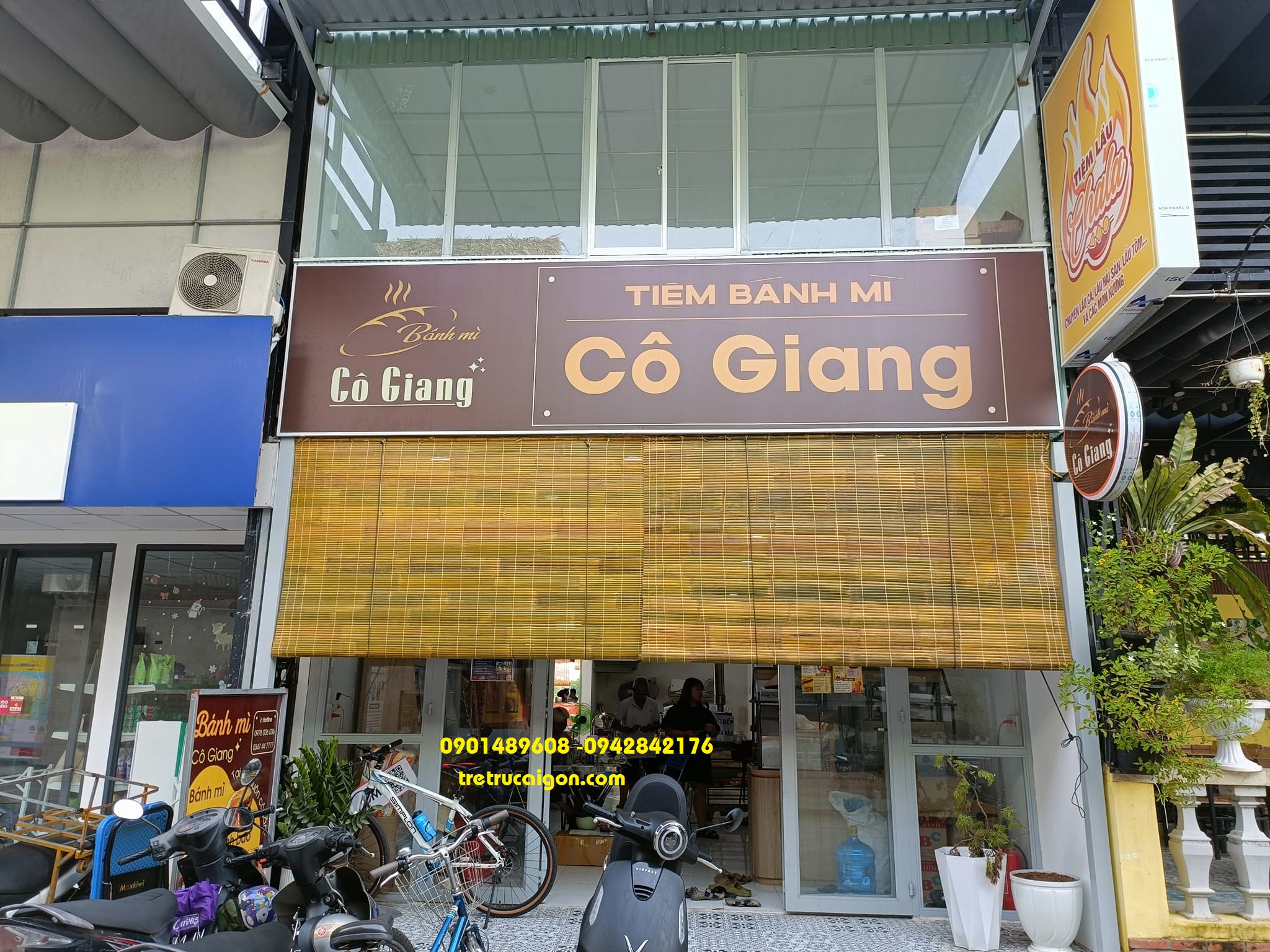 công trình mành tre cô giang