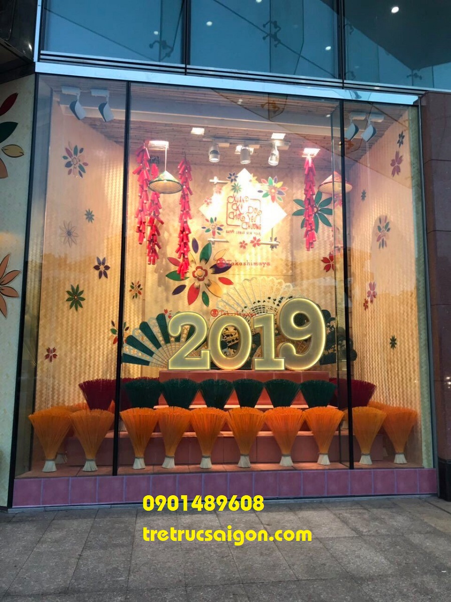 cót tre tieu cảnh tết