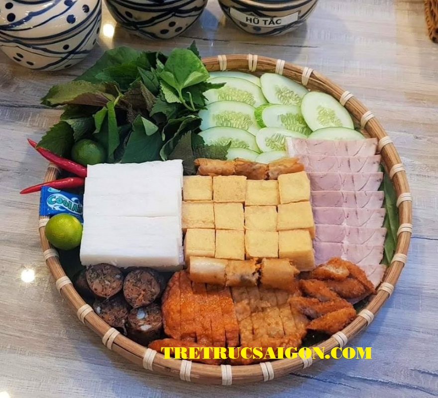 mẹt tre bún đậu